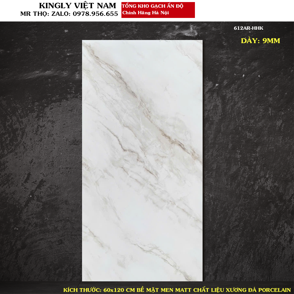 Gạch lát nền ấn độ 60x120 cm 612AR